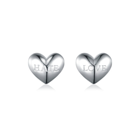 Earrings Love and Hate