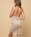 MileySheerBeachDressGold