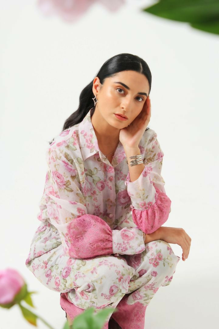 Zahra Co-ords Set Pink