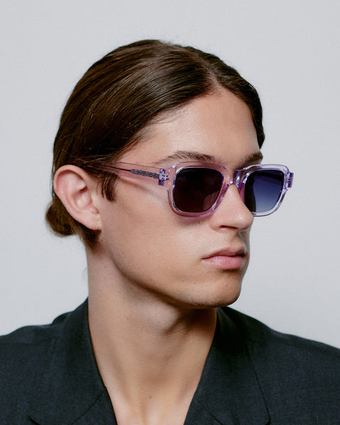 Halo Lavender Transparent Sunglasses