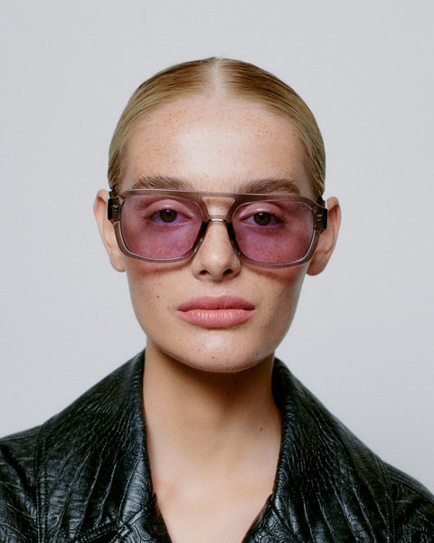 Kaya Grey Transparent Sunglasses
