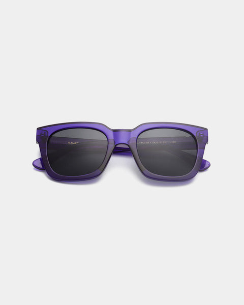 Nancy Purple Transparent Sunglasses