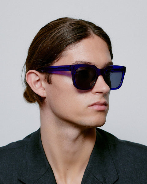 Nancy Purple Transparent Sunglasses