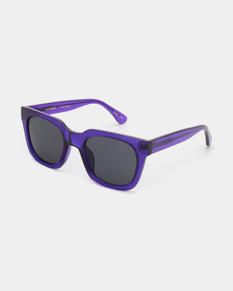 Nancy Purple Transparent Sunglasses