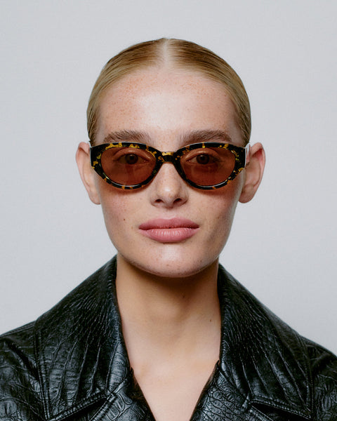 Winnie Black & Yellow Tortoise Sunglasses