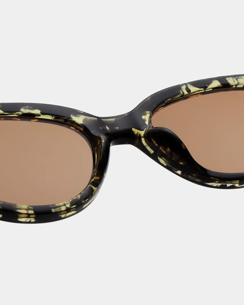 Winnie Black & Yellow Tortoise Sunglasses