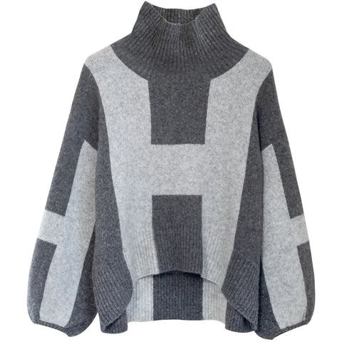 Hest_Isa_Sweater-Heavy_Knitwear_Tops-HS1062-990_Dark_grey
