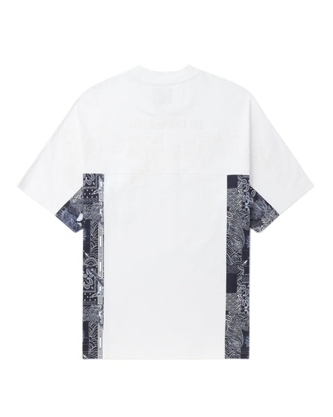 Bandana Patterned Pocket T-shirt in White