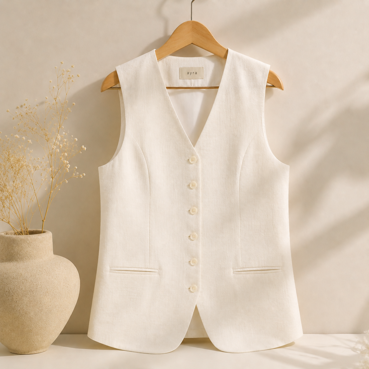Long white Jacket