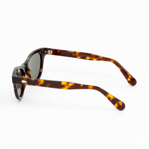 Eden Sunglasses | Brown Frames & Green Lenses