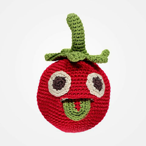 susarts crochet doll ''tomato'' rattle