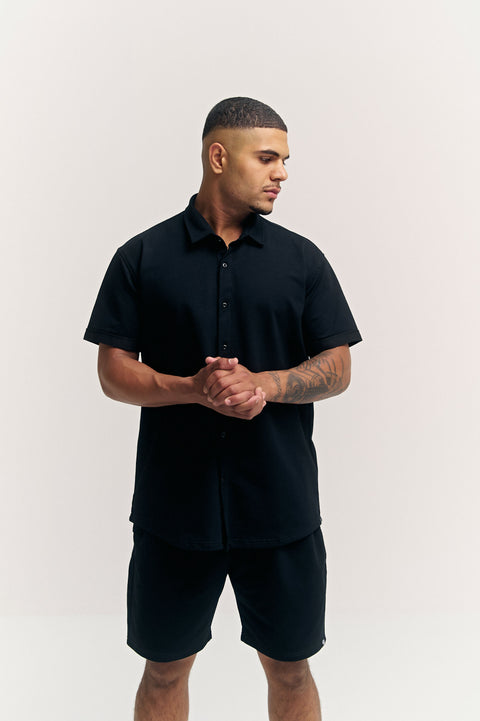 Prime Button-up Shirt Black