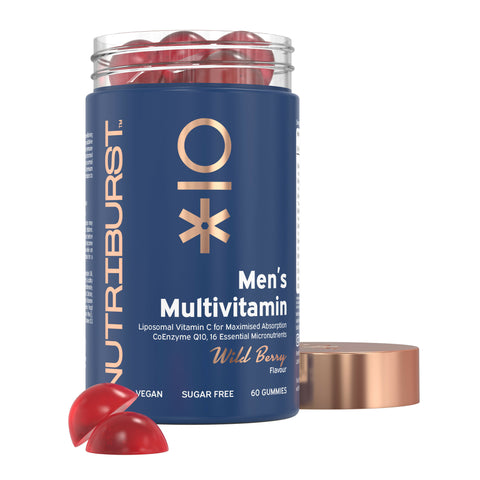 Nutri Burst Men’s Multivitamin - Wild Berry Flavor (60 Gummies) - Food Supplement