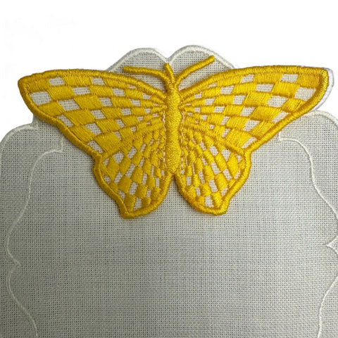 LAL COCTAIL NAPKIN IN YELLOW