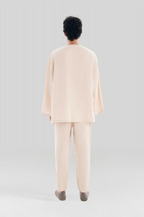 T 03 Light Brown Linen T-Shirt