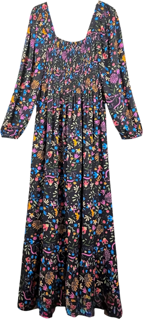 MY PEANUT Floral Maxi Dress