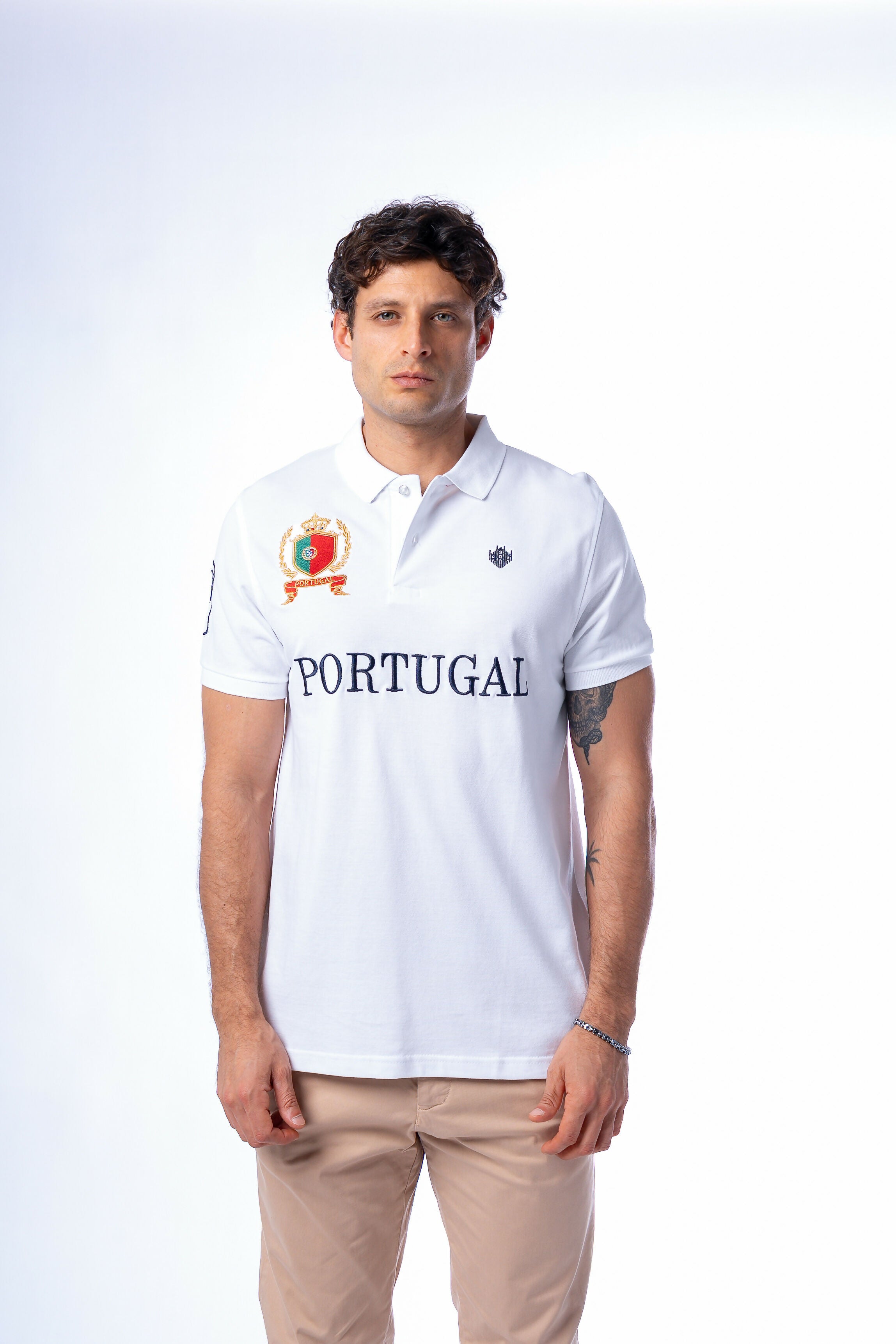 PORTUGAL POLO WHITE