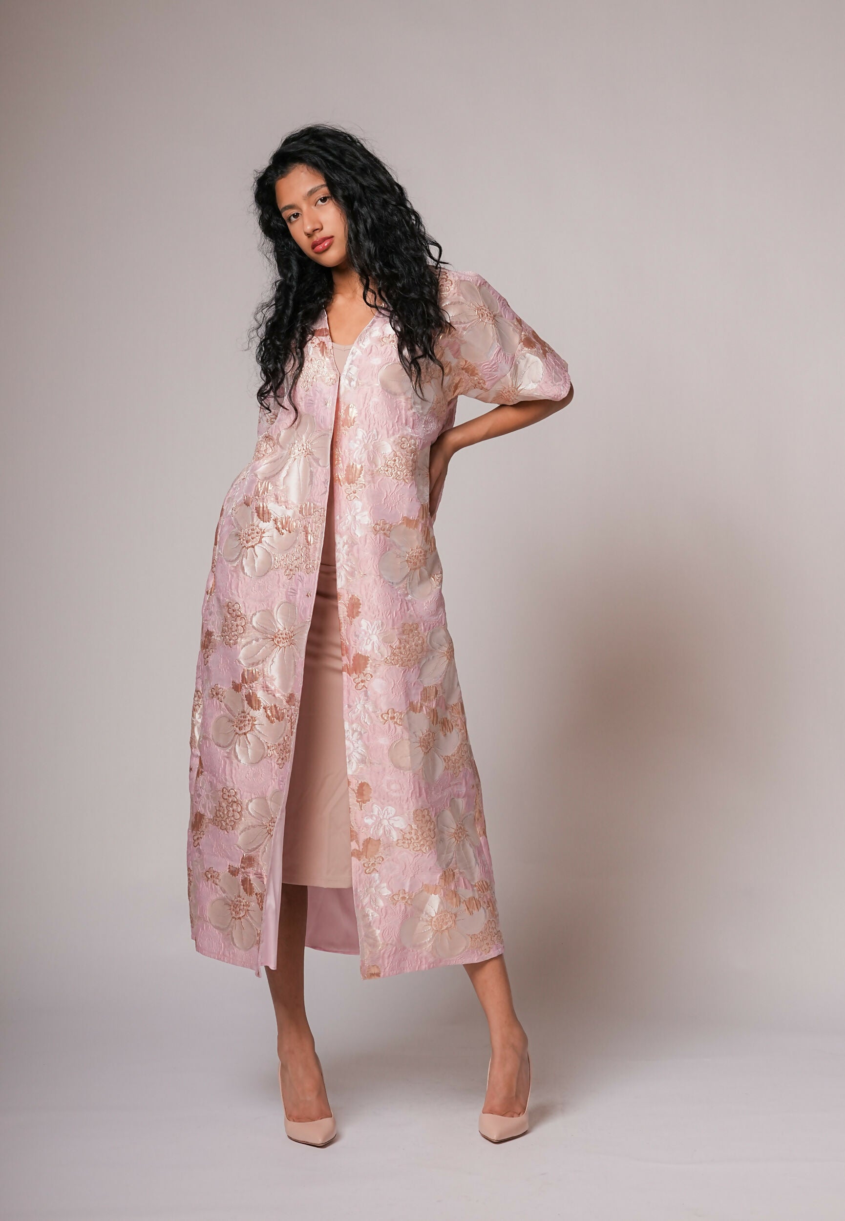 Larimar Dress-Kaftan in Pink