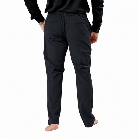 ANGELO KAHEL - TROUSERS BLK - PNT-6102