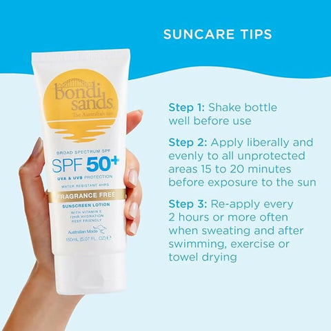 لوشن واقي من الشمس للوجه من بوندي ساندز SPF50+ - 75 مل