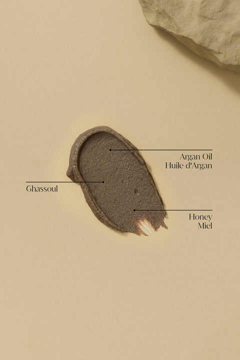 MUD BATH - Rhassoul Clay with Argan Oil, Honey