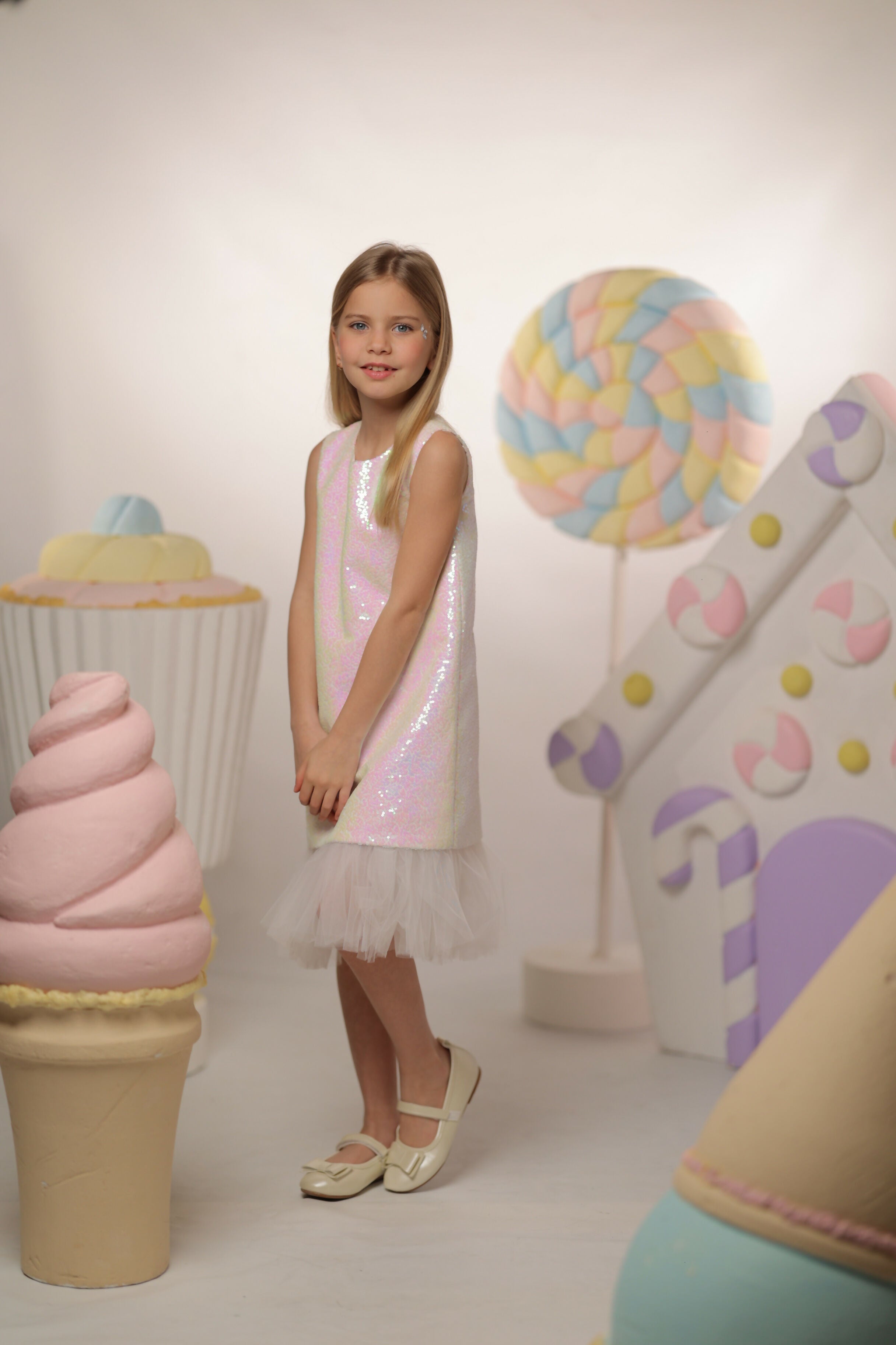 Elegant Sequin Midi Party Dress