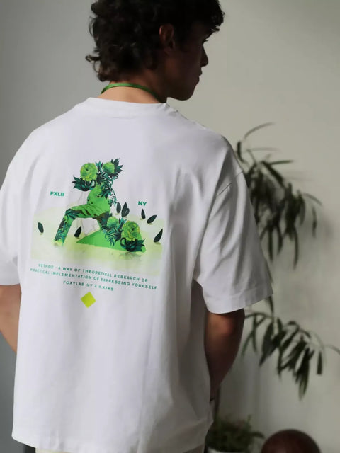 Method Green White T-shirt short version