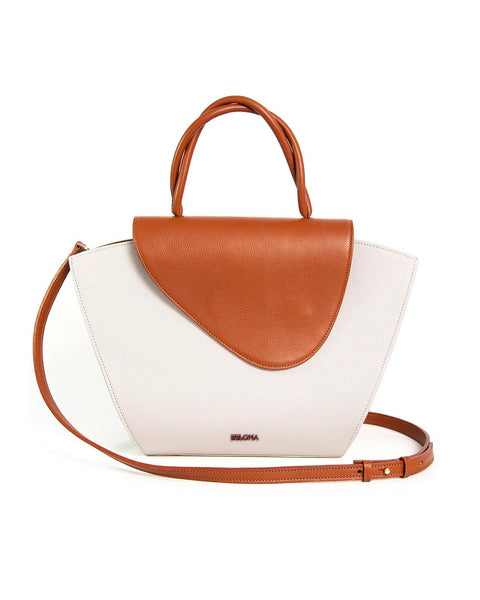 SERKE NATURAL LEATHER HANDBAG