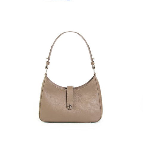 NATURAL LEATHER HANDBAG "ARIA"