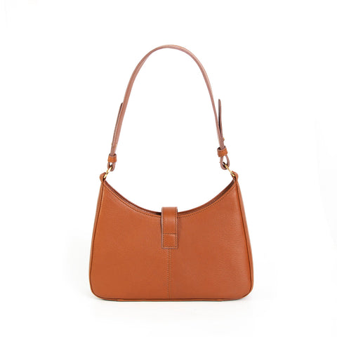 NATURAL LEATHER HANDBAG "ARIA"