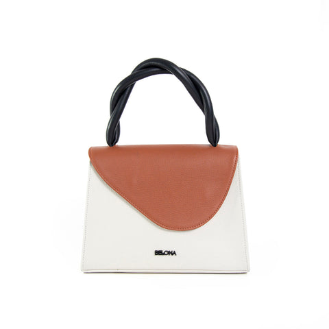 NATURAL LEATHER HANDBAG "URSA"