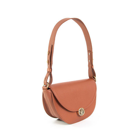 NATURAL LEATHER HANDBAG "ASTROS"