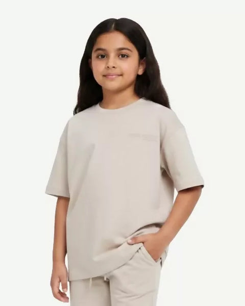 ST KIDS OVERSIZED T-SHIRT DESERT BEIGE