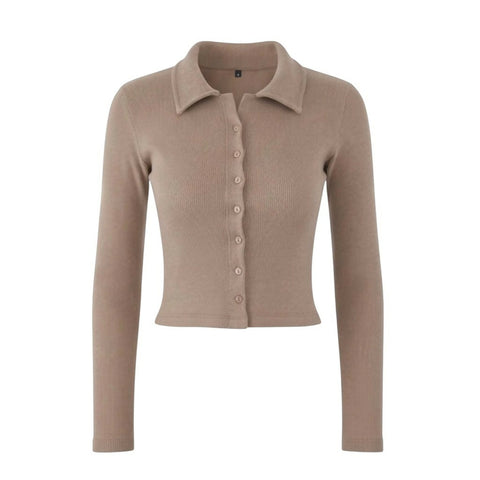 MY PEANUT Emel Knit Top in Latte