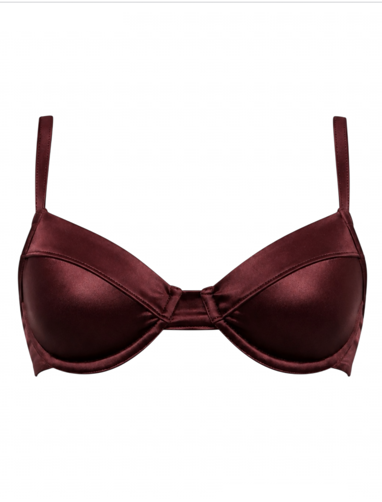 Vera Bikini Top Bordeaux