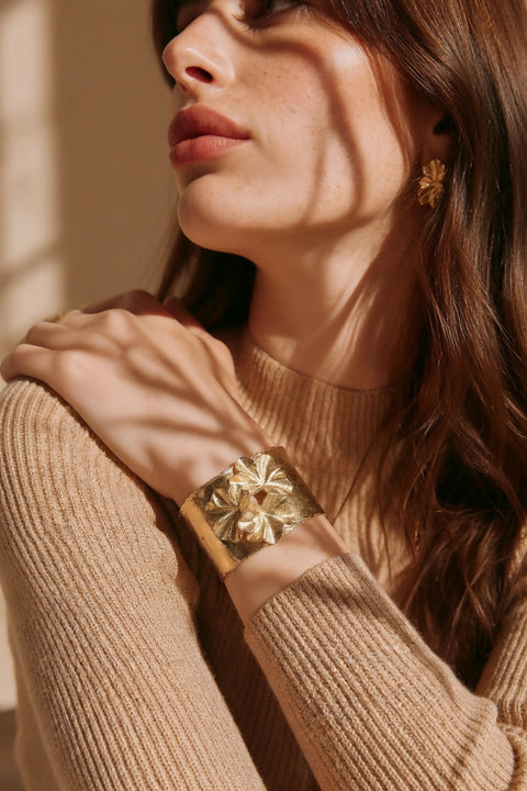 Mila Gold Handmade cuff