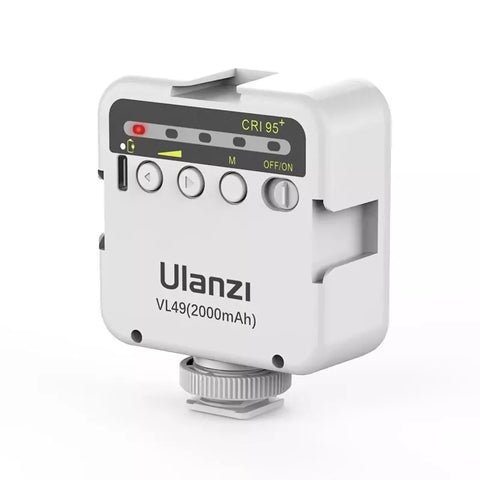 ULANZI VL49 2000MAH WHITE VERSION LED VIDEO LIGHT