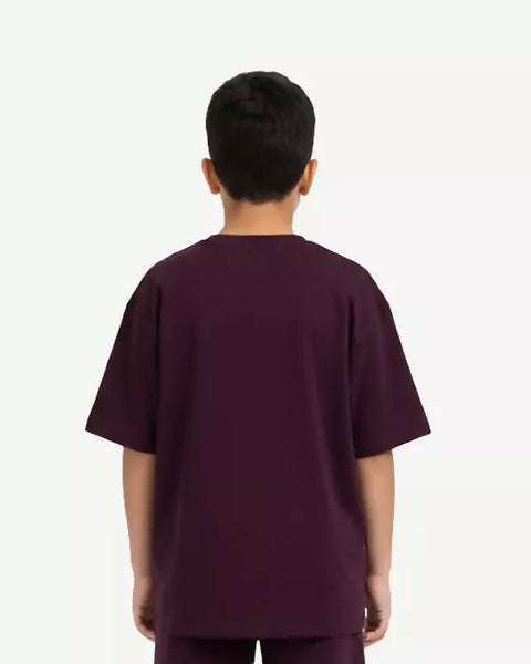 ST KIDS OVERSIZED T-SHIRT PLUM PURPLE