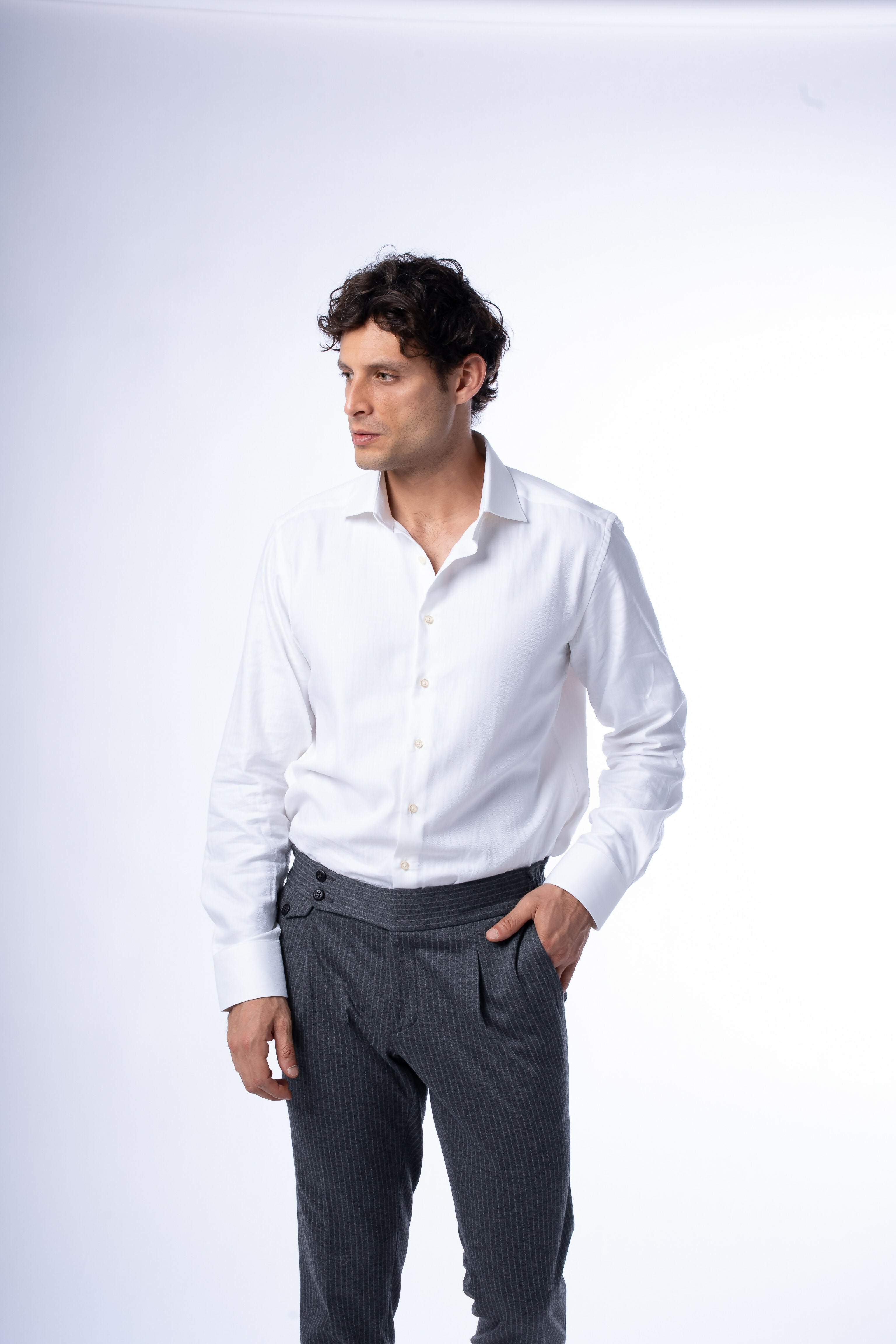 Men’s Shirts White 107