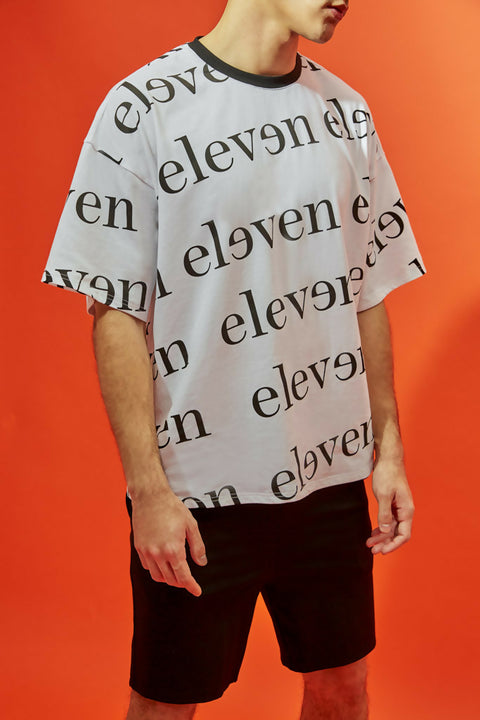 ELEVEN ELEVEN PRINT OVERSIZED T-SHIRT