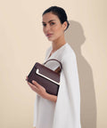 MISS MIAR MAROON  LADIES BAG COMPACT--16