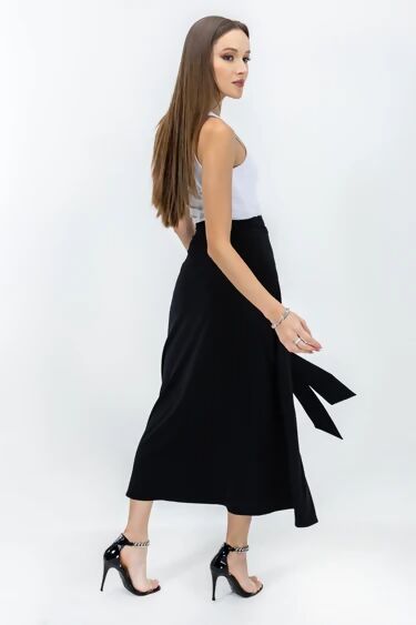 Loren, Black Long Skirt
