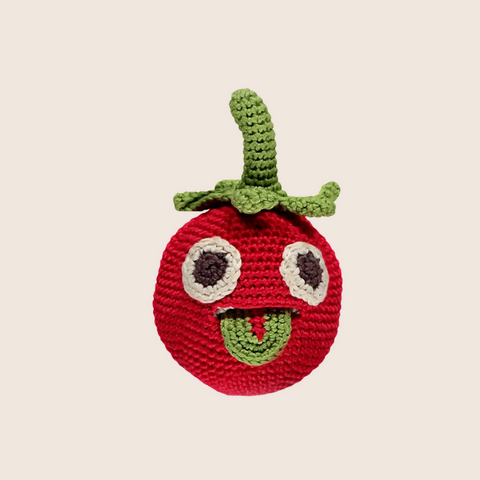 Sling Crochet Doll ''Tomato'' Rattle