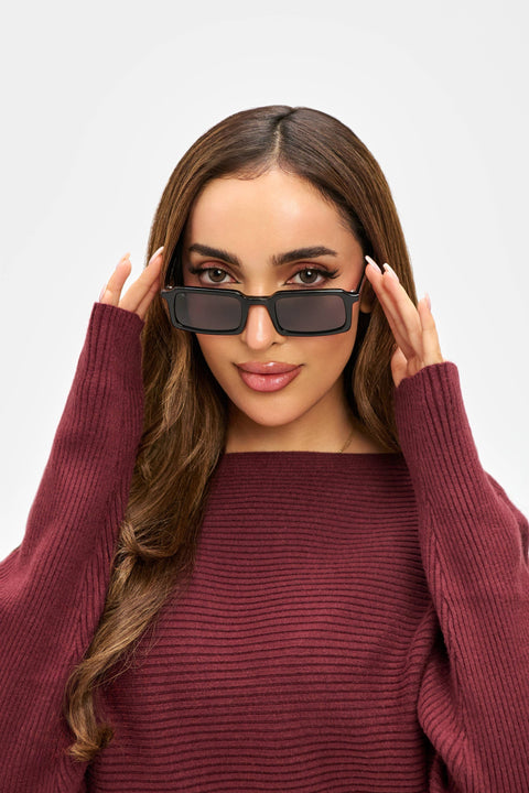 By Layla Saleh Obsidian Sunglasses