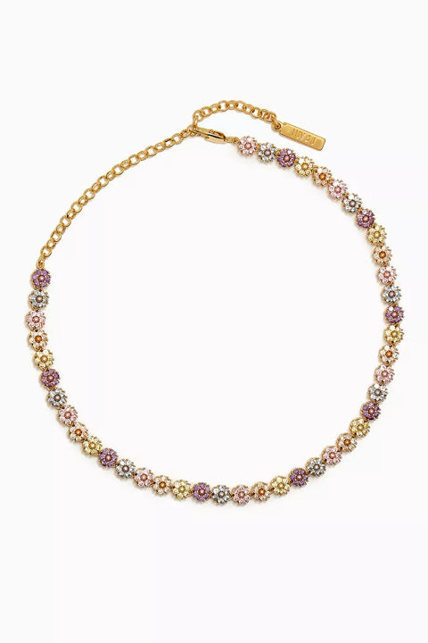 DAISY STUDS NECKLACE- Gold