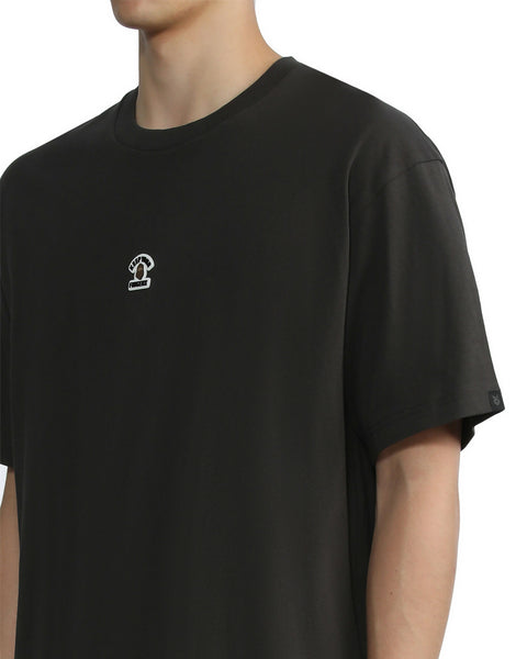 Keep Your Fgxx Dark Grey T-shirt in Cotton Jersey