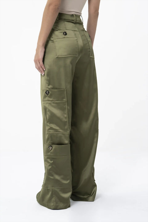 Hana Satin Silk Pants