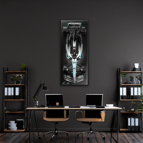 1:4 Scale Formula 1 Mercedes W16 Wall Sculpture