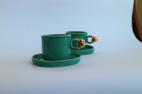 I'm ART Handmade Knotted Coffee Cup