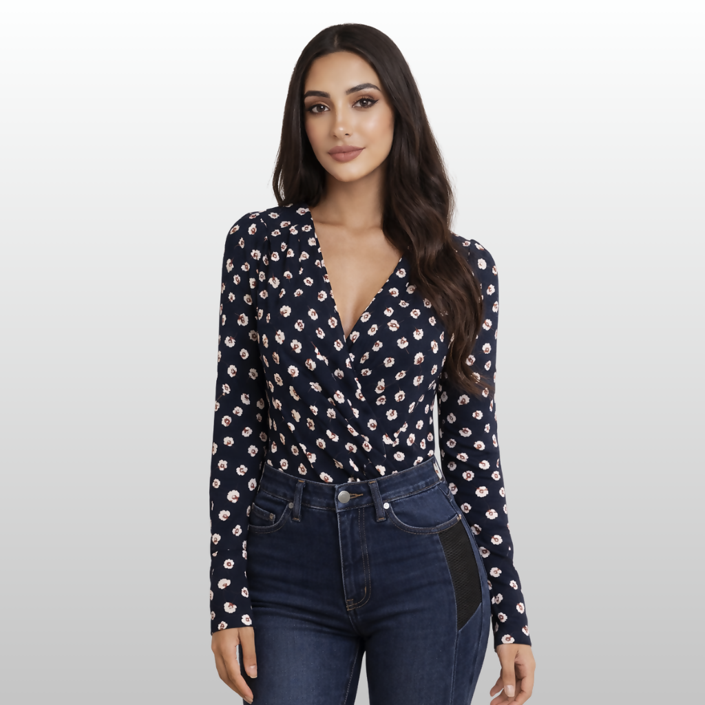 MY PEANUT Kaia Chiffon Bodysuit